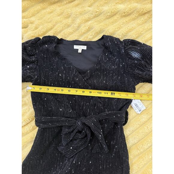 Girls Chelsea & Violet Gold Sequins Jumpsuit Holiday Party Medium 10 - Picture 9 of 13